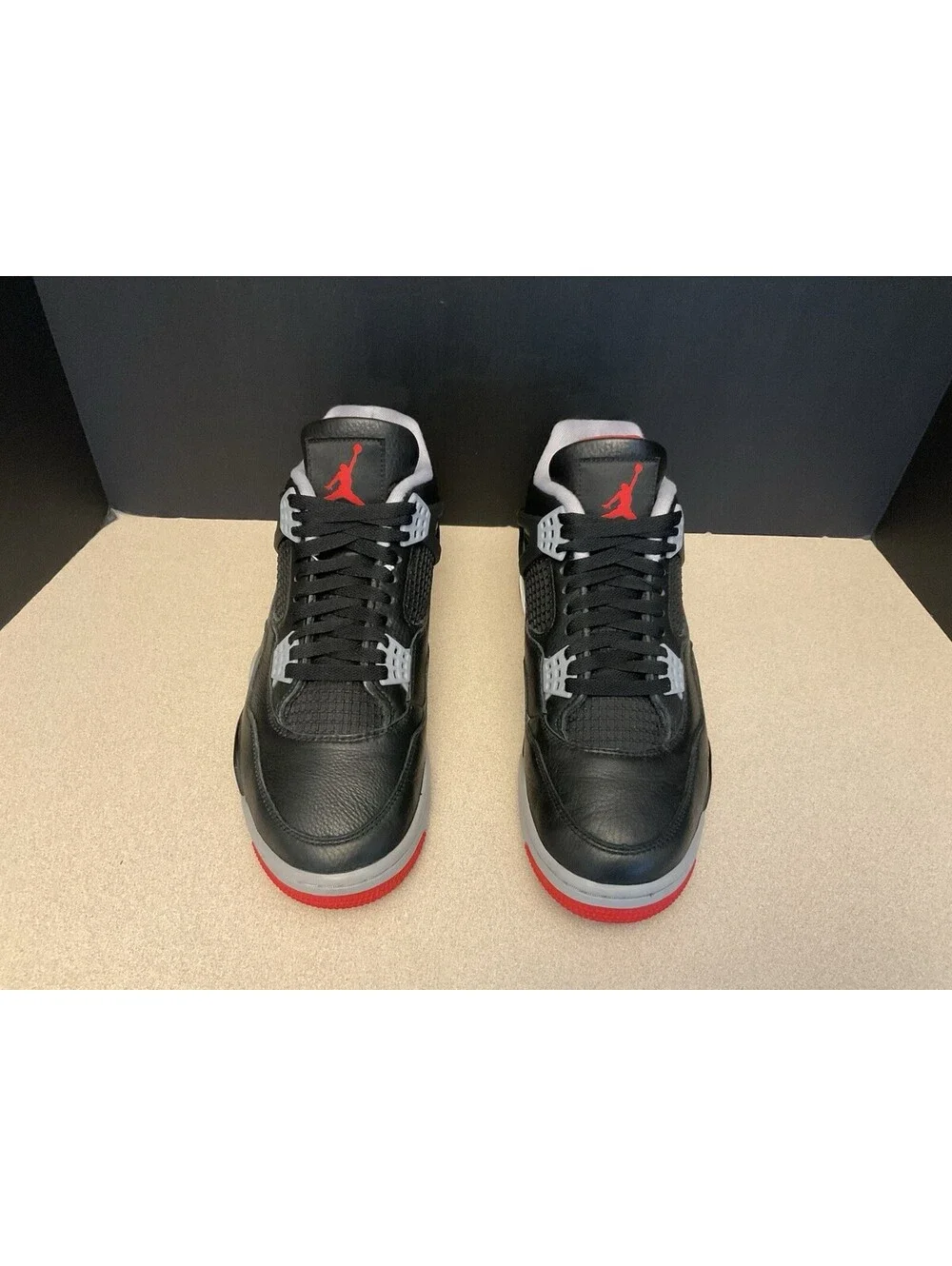 Mens Nike Air Jordan 4 Retro Bred Reimagined Athletic Shoes. Size 10.5. Awesome!